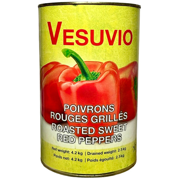 Vesuvio Roasted Red Whole Peppers 4.2 kg