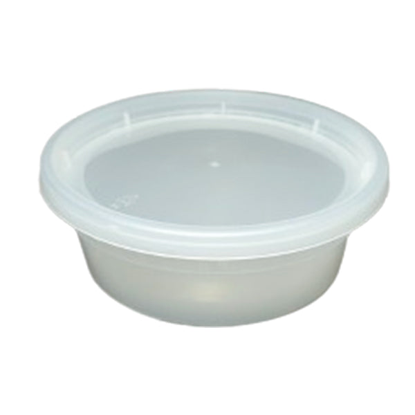LR 8 oz Deli Round Combo with Lid 240 ct
