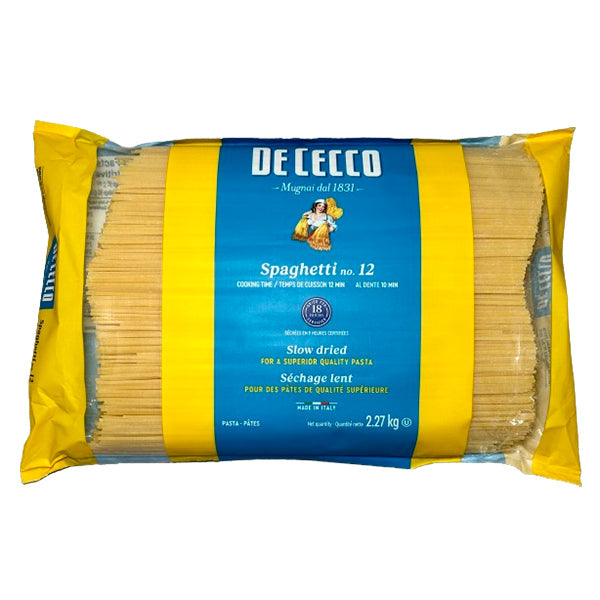 De Cecco #12 Spaghetti 4x5LB