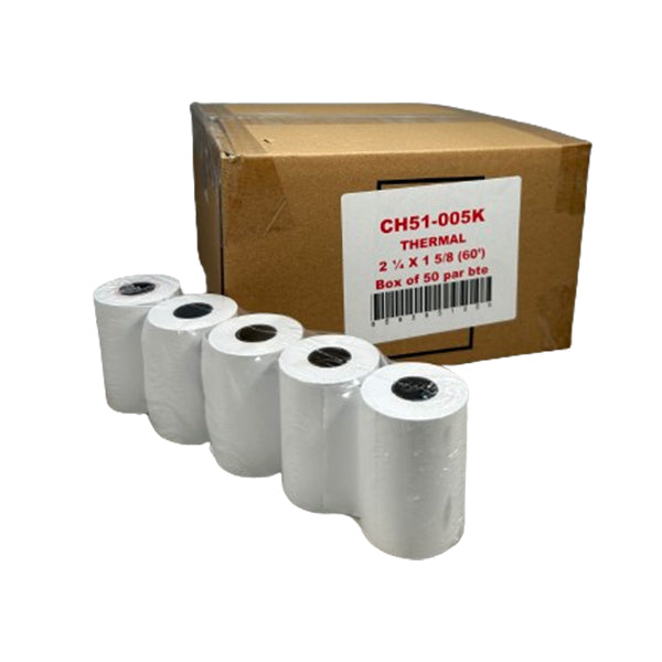 Multi Tact Ch51-005k Thermal Debit Roll 2-1/4 X 1-5/8 10x5 ct