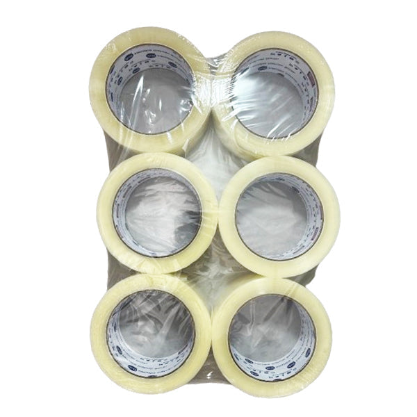 Intertape Clear Tape Poly 1.88in X 109.3YARD 6 ct