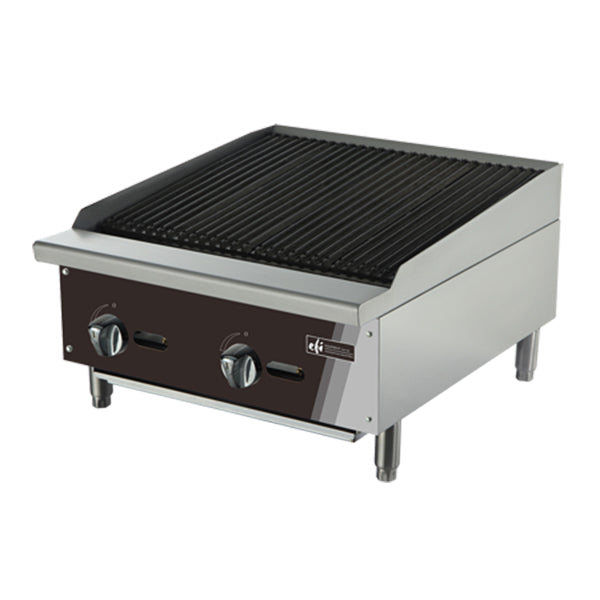 EFI Char Rock Broiler 2 Burner 24IN