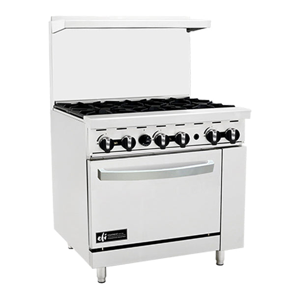 EFI Range with 6 Open Burners 36IN