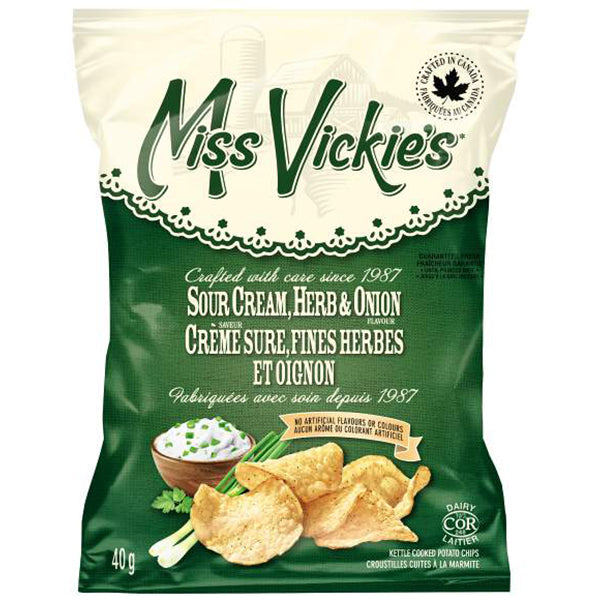 Miss Vickies Sour Cream Herb & Onion 40 g