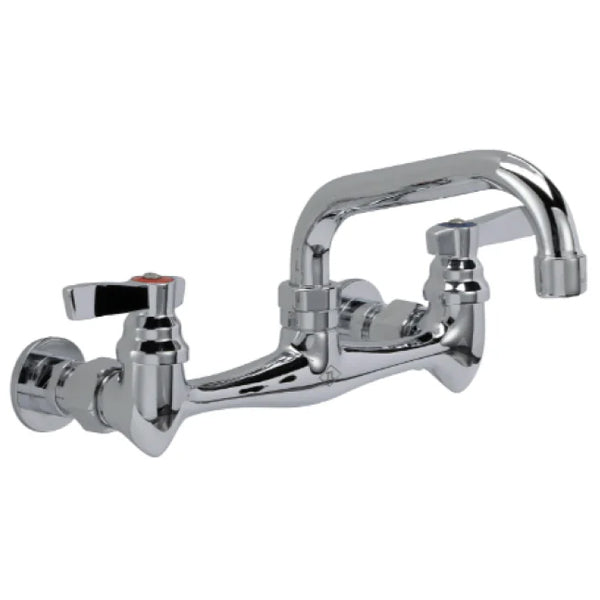 Top-line 8" Wall Mount Faucet W 12" Siwel Spout