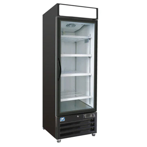 Coldzone 32F Single Door Glass Freezer
