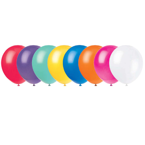 Unique Pastel Assorted Balloons 12in 10 ct