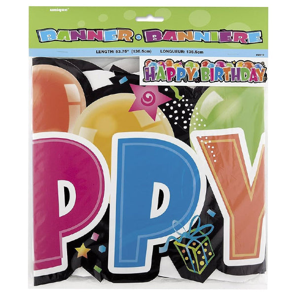 Unique Giant Jointed Birthday Banner