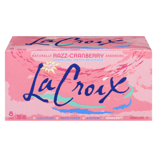 La Croix Cran-rasberry Spk Flavoured Water 355 mL