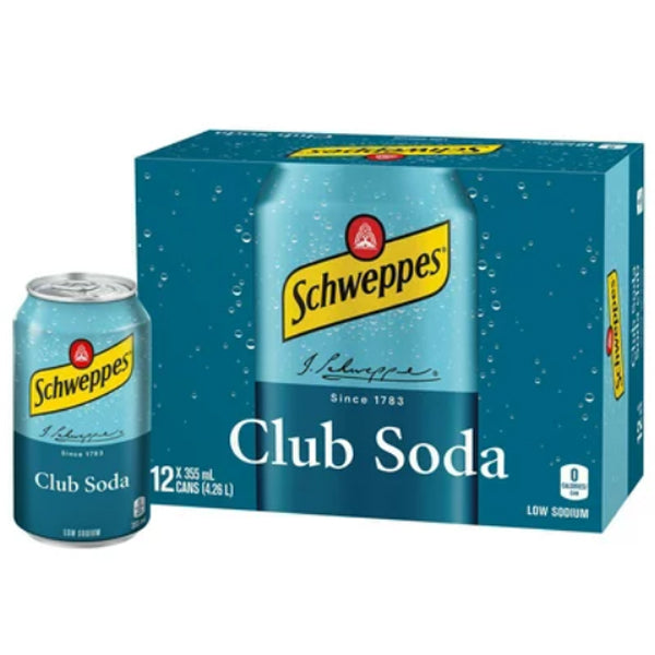 Schweppes Club Soda 355 mL