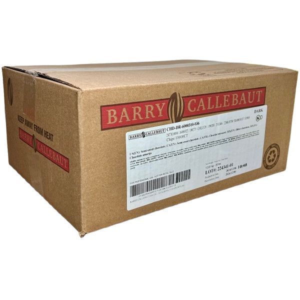 Callebaut Semi Sweet Chocolate Chips 10000 ct 30LB