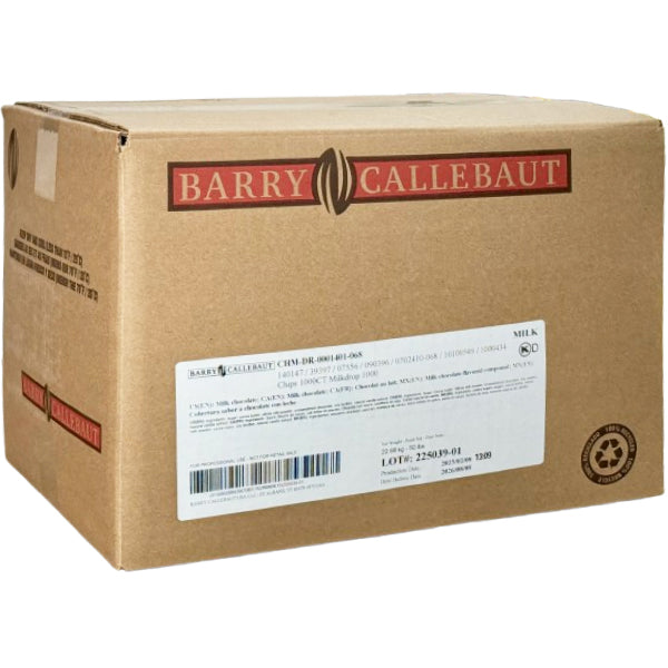 Callebaut Milkdrop 1000 Milk Chocolate Chips 22.68 kg