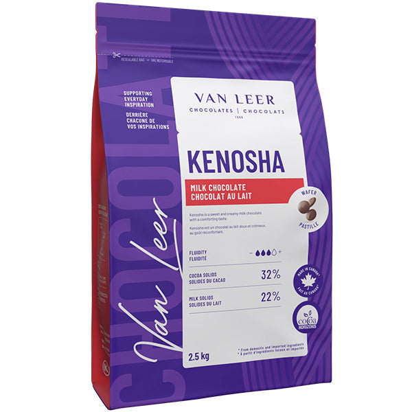 Van Leer Kenosha Milk Chocolate Wafer 2.5 kg