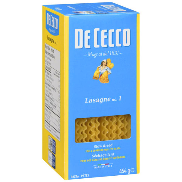 De Cecco #1 Lasagna L.d. Riccia 454 g