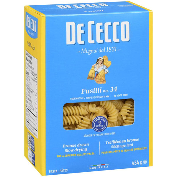 De Cecco #34 Fusilli 454 g