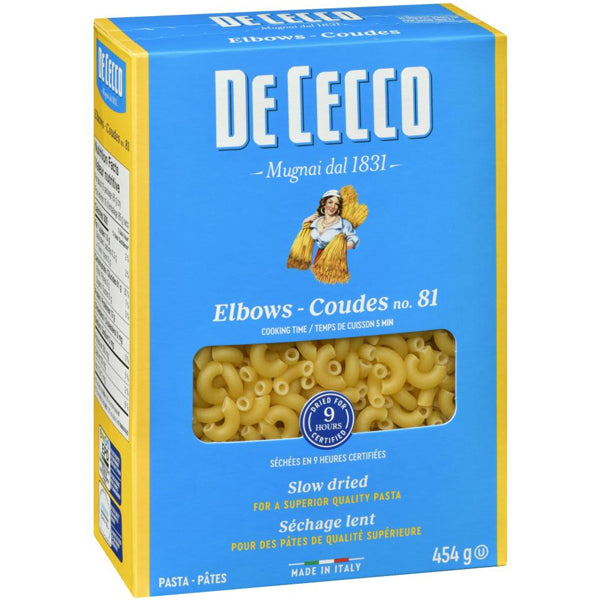 De Cecco #81 Elbows 454 g
