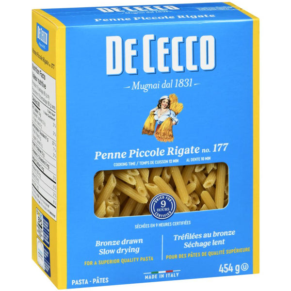 De Cecco #177 Penne Piccole Rigate 454 g