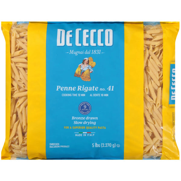 De Cecco #41 Penne Rigate 5LB