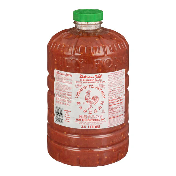 Huy Fong Chili Garlic Sauce 3x3.5 L