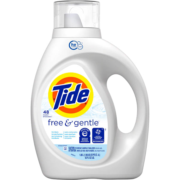 TIDE Free & Gentle Liquid 48LOADS 1.86 L