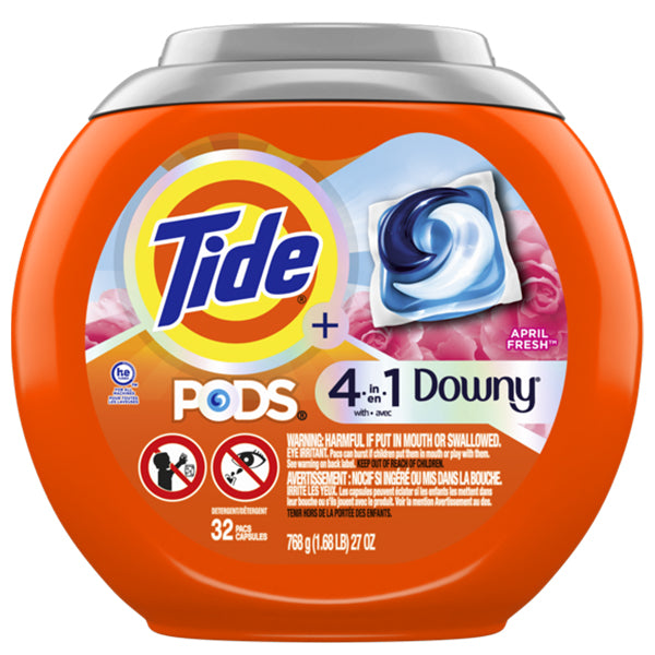 TIDE Pods Plus Downy 4IN1 32 ct