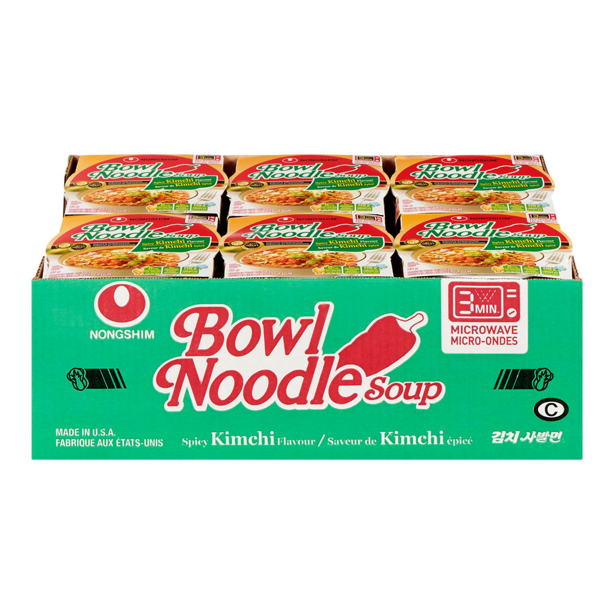 Nongshim Bowl Noodle Kimchi 86 g