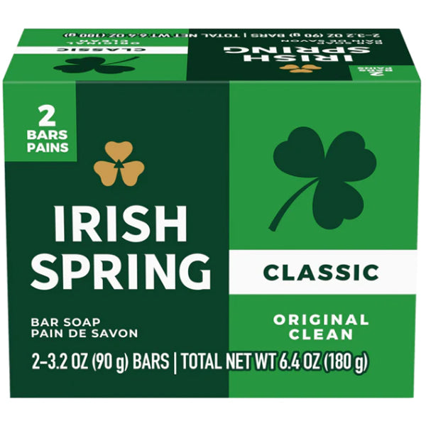 Irish Spring Classic Bar Soap 2x90 g