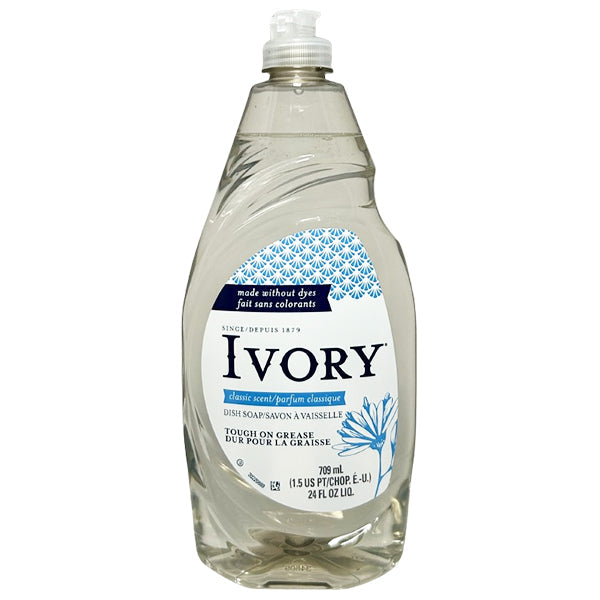 Ivory Classic Scent Dishwashing Soap 709 mL
