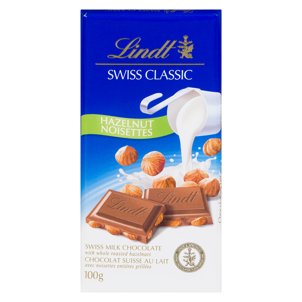 Lindt Swiss Classic Hazelnut 100 g