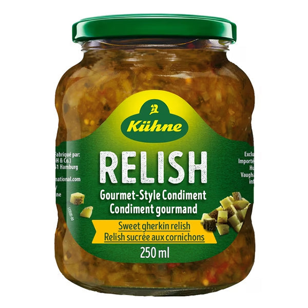 Kuhne Sweet Pickle Gourmet Relish 250 mL