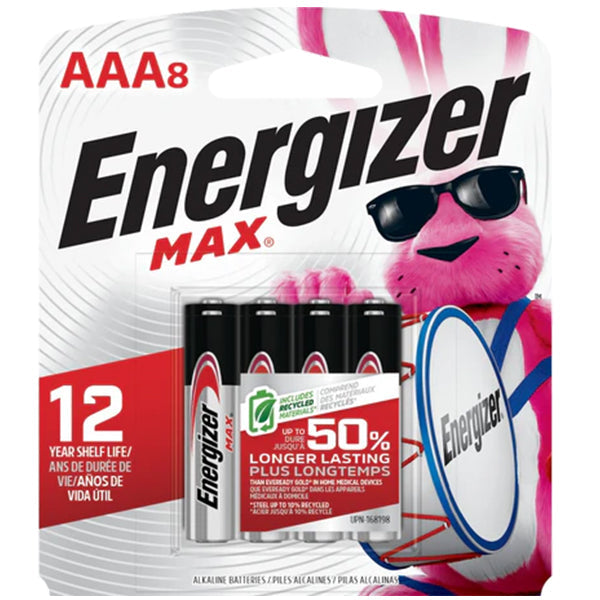 Energizer Max Aaa 8 ct