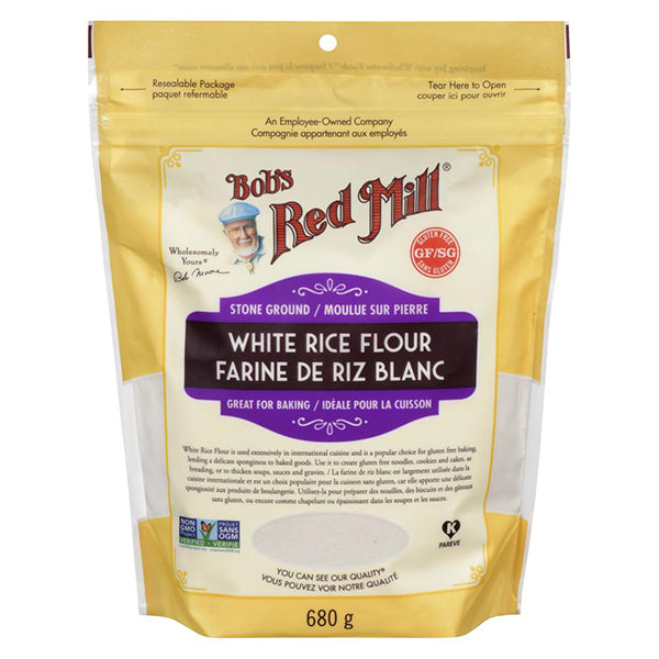 Bobs Red Mill Rice Wht Flour 680 g