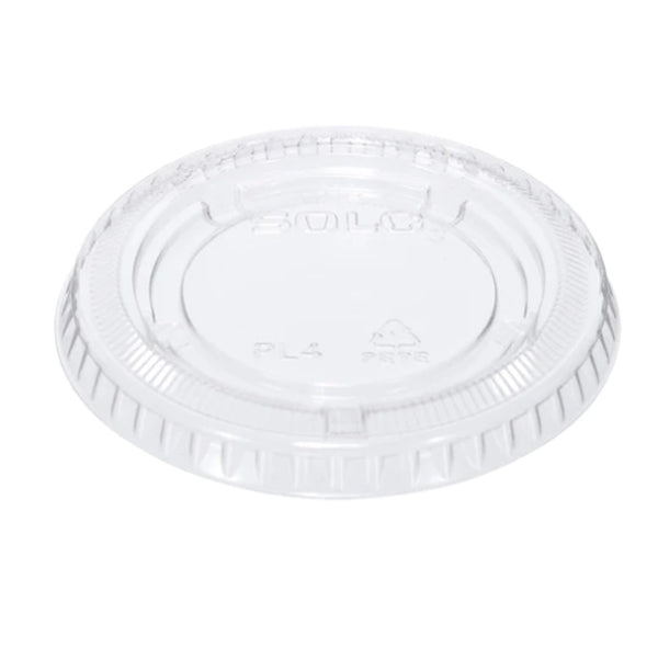 SOLO Clear Plastic Lid 3.25-5.5 oz Portion Cups 125 ct