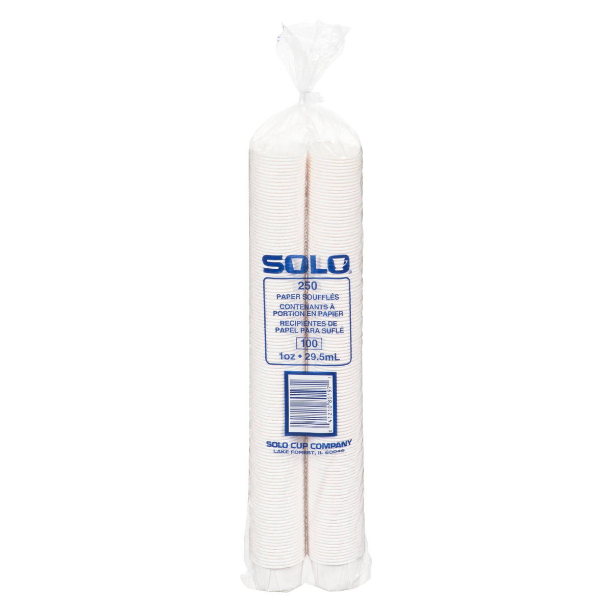 SOLO 1 oz Paper Souffles 250 ct