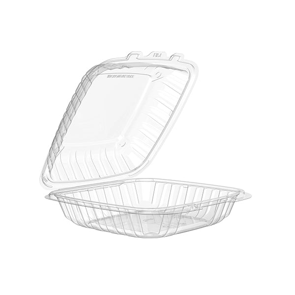 DART 9IN Clear Pp Plastic Hinged Container 2x75 ct