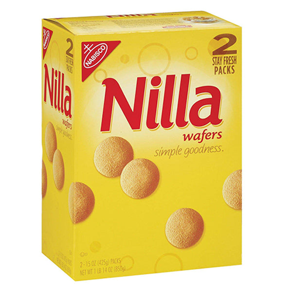 Nabisco Nilla Wafers 2 Pcks 850 g