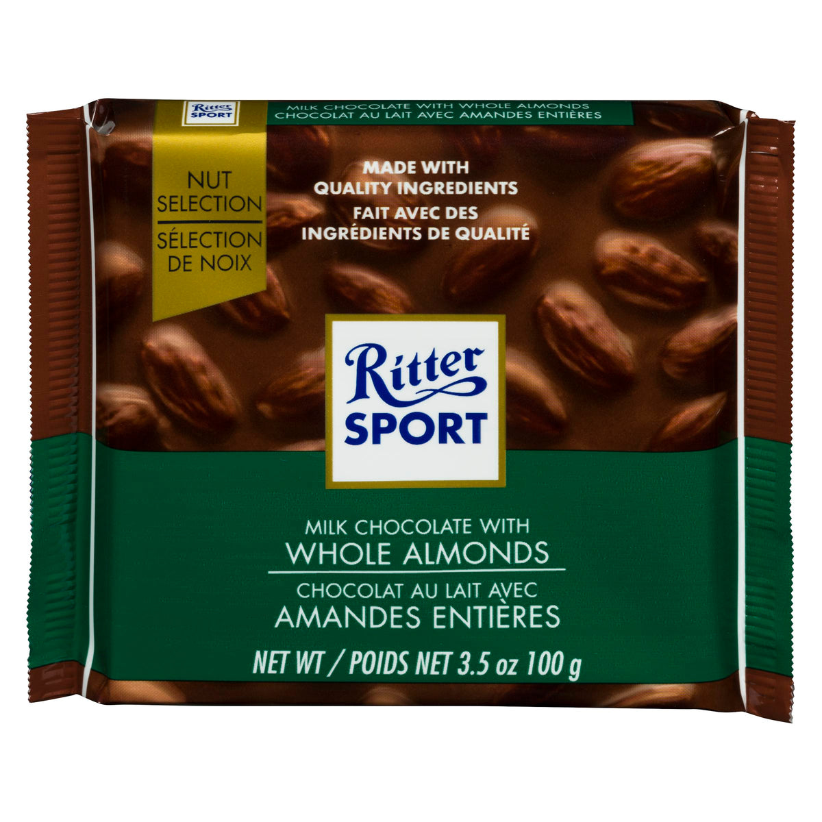 Ritter Milk Whole Almond 100 g