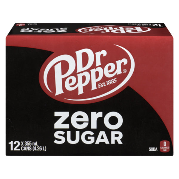 Dr Pepper Zero Sugar 355 mL