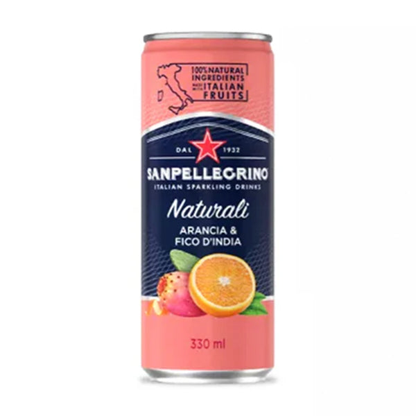 San Pellegrino Orange Prickly Pear Cans 330 mL