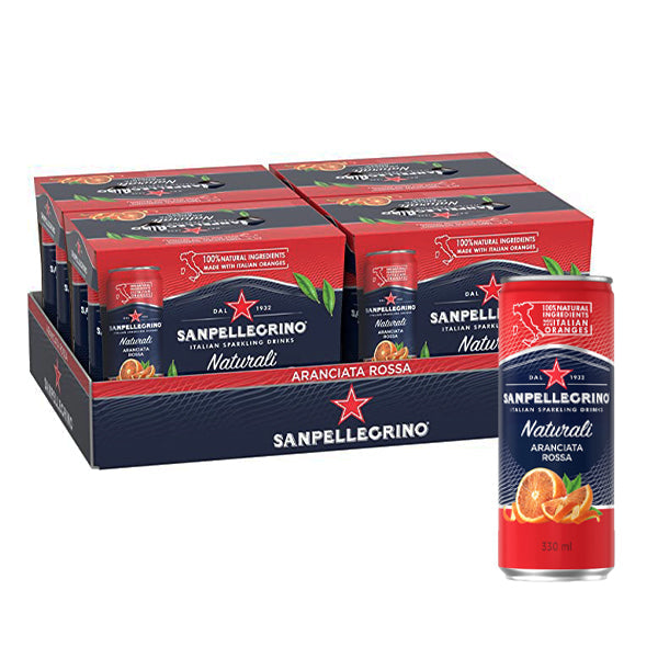 San Pellegrino Rossa(red) Cans 330 mL