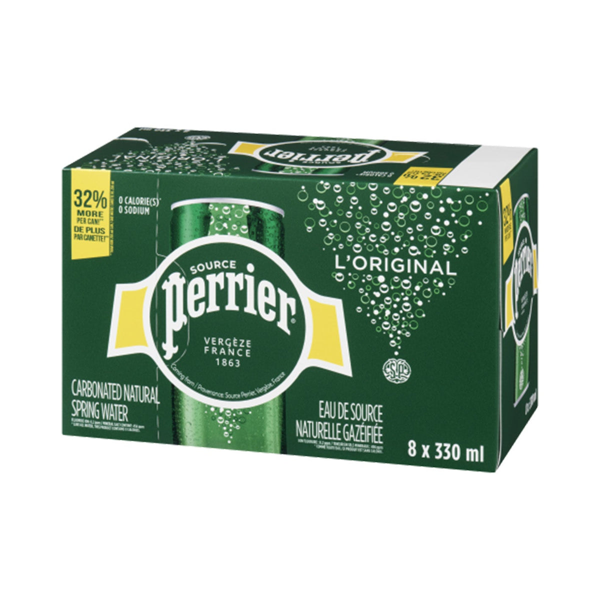 Perrier Slim Cans Reg 3x8x330 mL