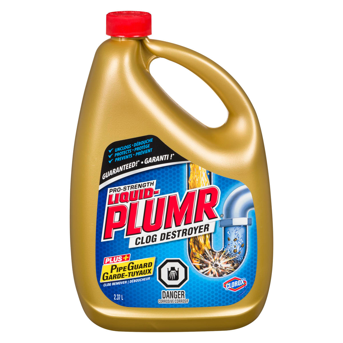 Liquid Plumr Pro Strength Plus Pipe Guard Clog Remover 2.37 L