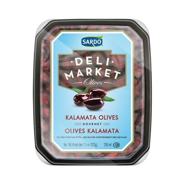 Sardo Gourmet Kalamata Olives 250 mL