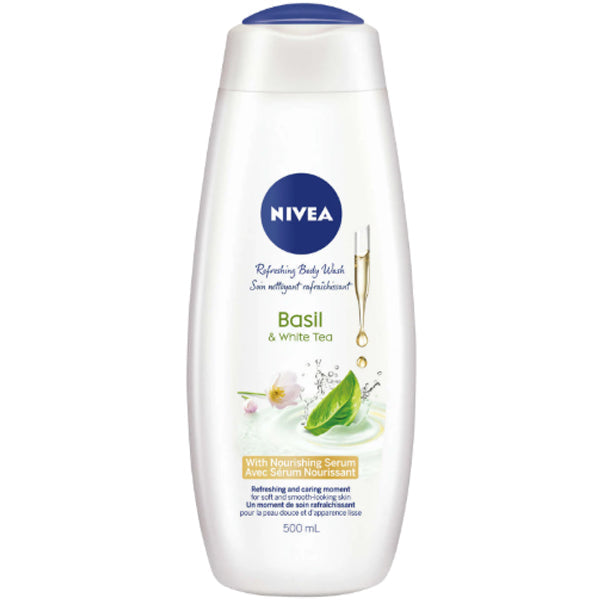 Nivea Basil & White Tea Refreshing Body Wash 500 mL