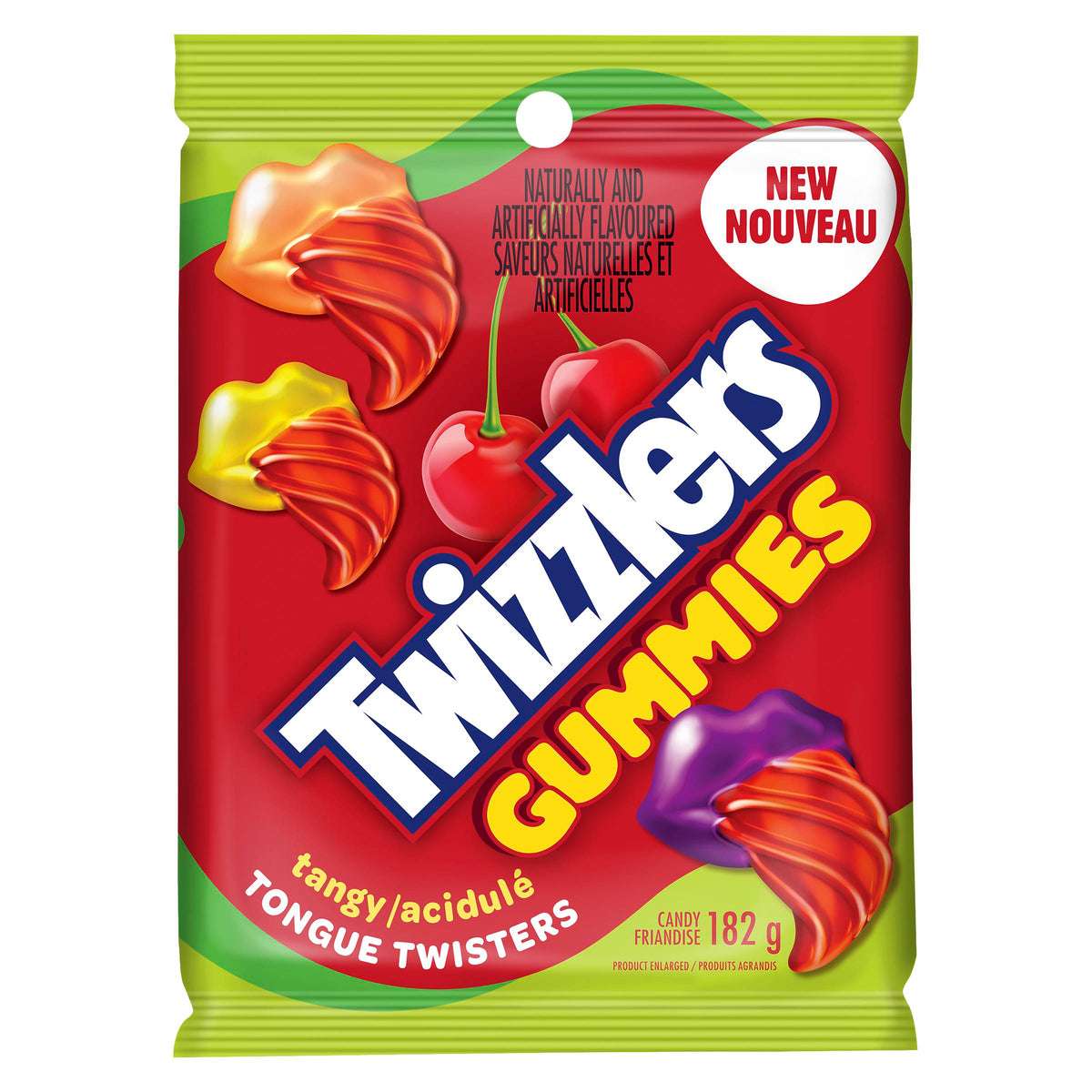 Hersheys Twizzlers Gummies Tangy Tongue Twisters 182 g
