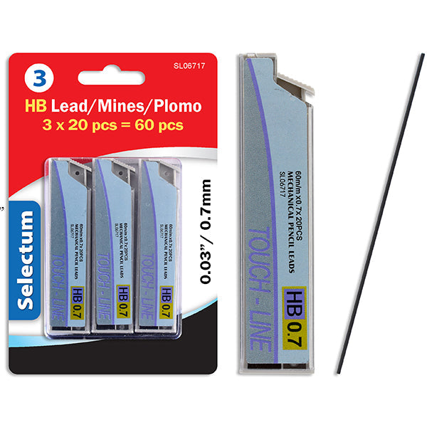 Selectum Hb Leads 0.7MM 60 pc