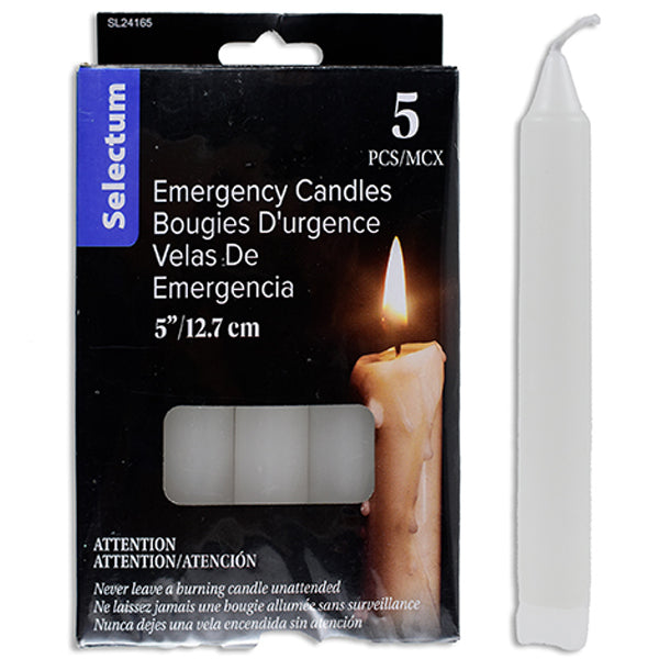 Selectum Emergency Candles 5 ct