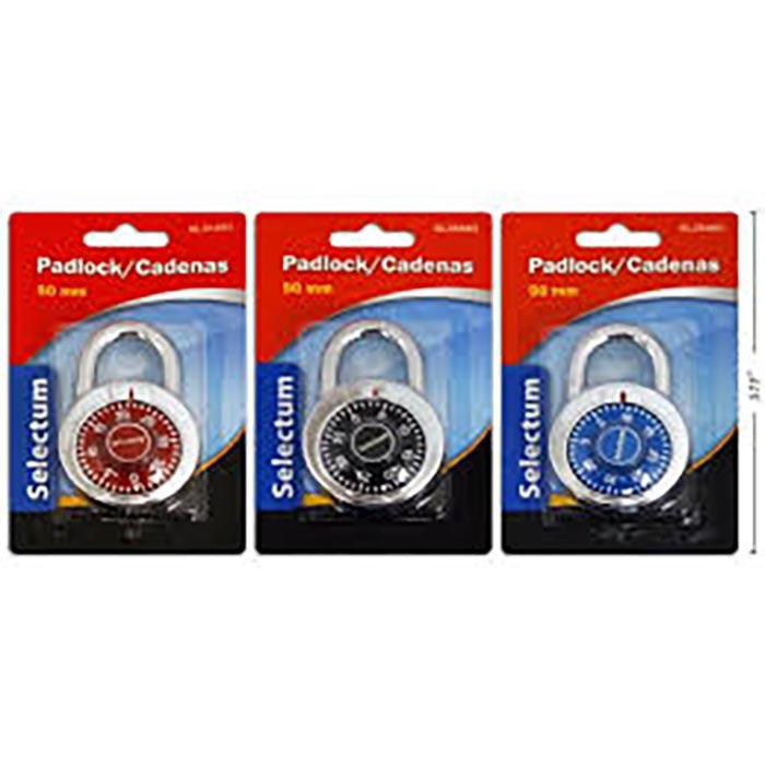 Selectum Combination Padlock 50mm
