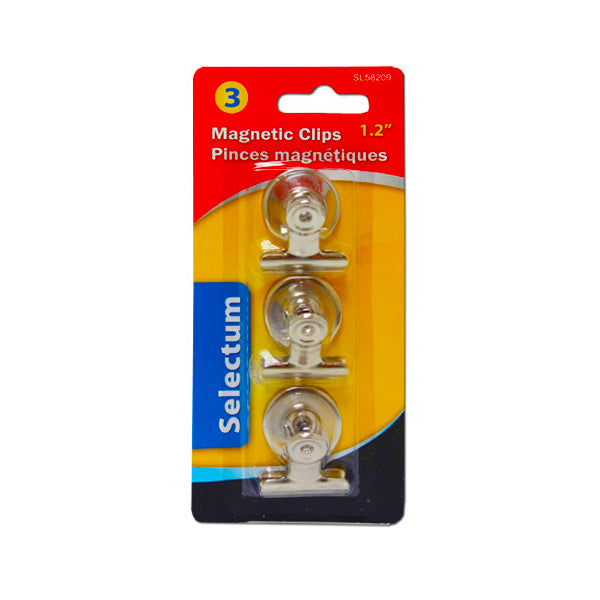 Selectum Magnetic Clips 1.25IN 3 pc
