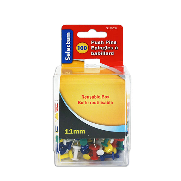 Selectum Push Pins 100 ct